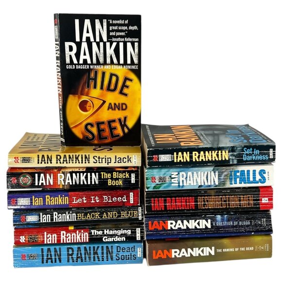 Ian Rankin Other - Ian Rankin Lot Of 12 Paperback Books Inspector Rebus Series # 2 4-6 7-14 16